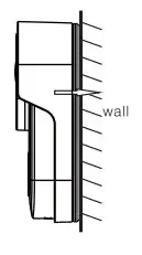 YIROKA WF001 708B Wifi Video Doorbell - doorbell back