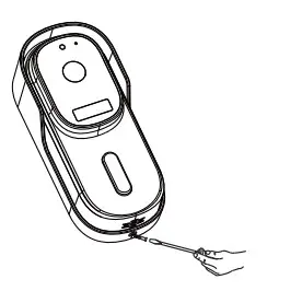 YIROKA WF001 708B Wifi Video Doorbell - screw