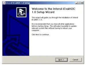 Installing the iEvalADC Software