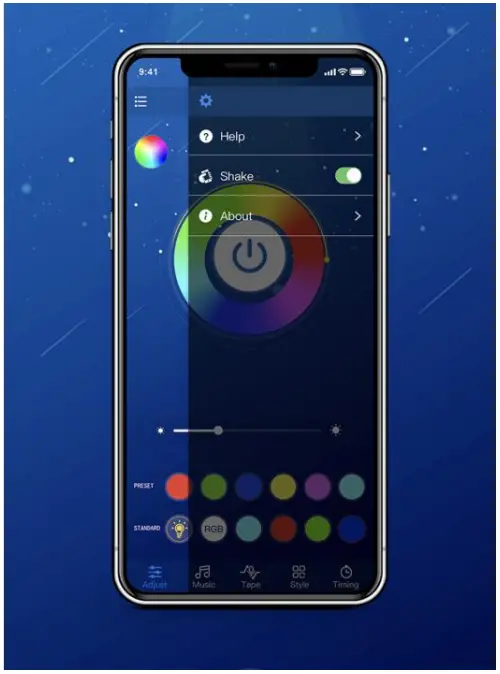 Shenzhen Vanson Smartlinking Technology BT001 Bluetooth Smart Controller - Shenzhen Vanson Smartlinking Technology BT001 Bluetooth Smart Controller - Setting