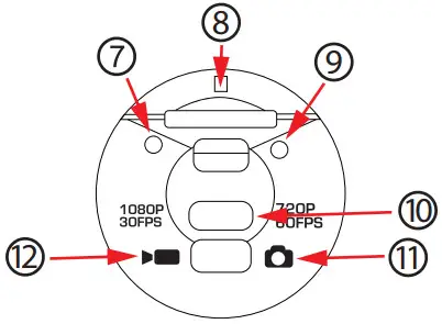 CERWIN VEGA C400 Action Camera - Video Mode