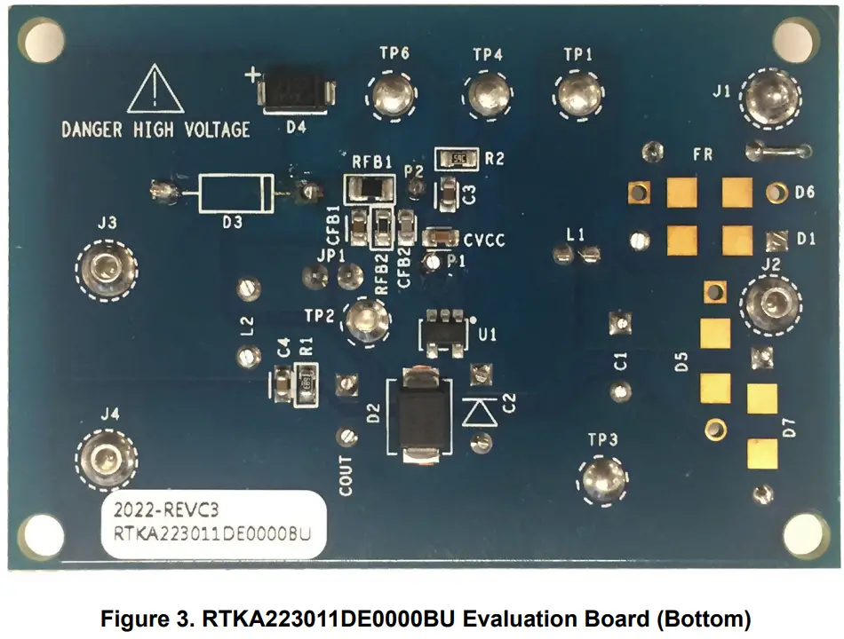 RENESAS RTKA223011DE0000BU Evaluation Board-Bottom