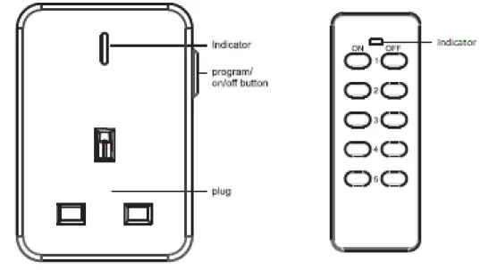 mercury 350.117UK Wireless Remote Control Mains Sockets Set of 2 1