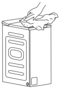 TESLA WL71291M Top Loading Washing Machine - Cleaning The Cabinet