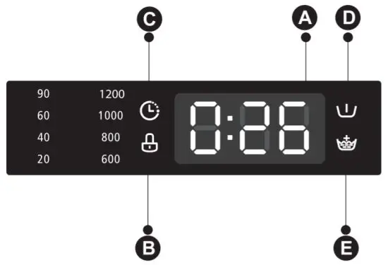 TESLA WL71291M Top Loading Washing Machine - Control Panel 1