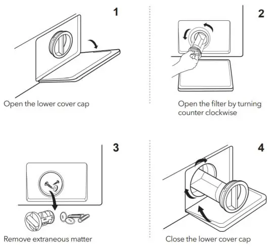 TESLA WL71291M Top Loading Washing Machine - Drain Pump Filter