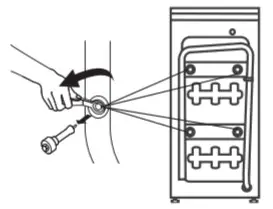 TESLA WL71291M Top Loading Washing Machine - bolts