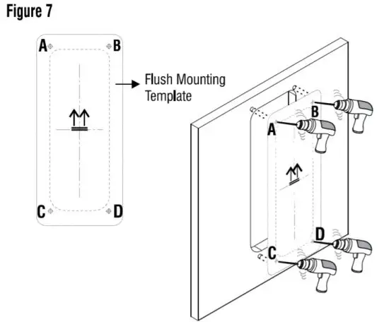 MATRIX CAE200 Cosec Argo Secure Door Controller - Flush Mounting 1