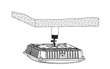naturaled 7489 LED Slim Canopy Installation FIG 1