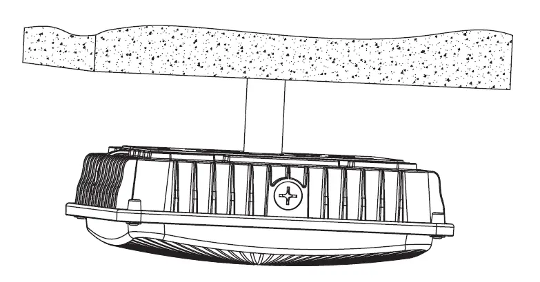 naturaled 7489 LED Slim Canopy Installation FIG 3
