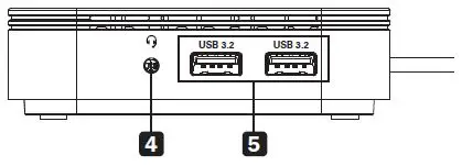 TRIPP-LITE MTB3-DOCK-04 Thunderbolt 3 Dual-Monitor Docking Station FIG 2