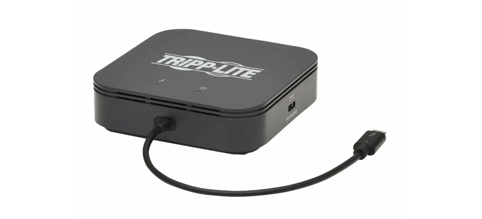 Tripp-lite Mtb3-dock-04 Thunderbolt 3 Dual-monitor Docking Station Owner's Manual Tripp-lite Mtb3-dock-04 Thunderbolt 3 Dual-monitor Docking Station Owner's Manual