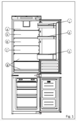 CloudFront TRF-39BIFME Freezer fig 1