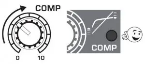 FIG 14 To add compression to an input