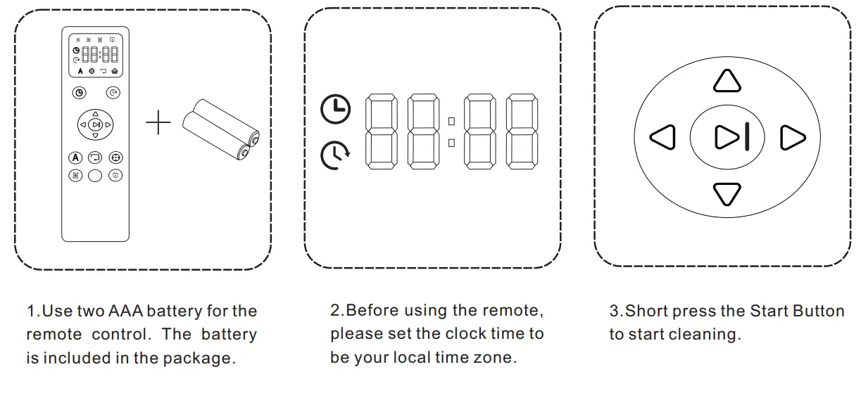 TCL Sweeva 2000 Robot Vacuum - How to use the remote control