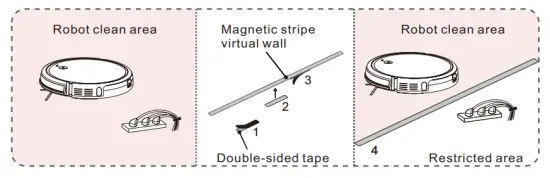 TCL Sweeva 2000 Robot Vacuum - Virtual wall 2