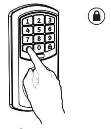 TRU-BOLT Orion WiFi Enabled Deadbolt with Keypad - Lock button