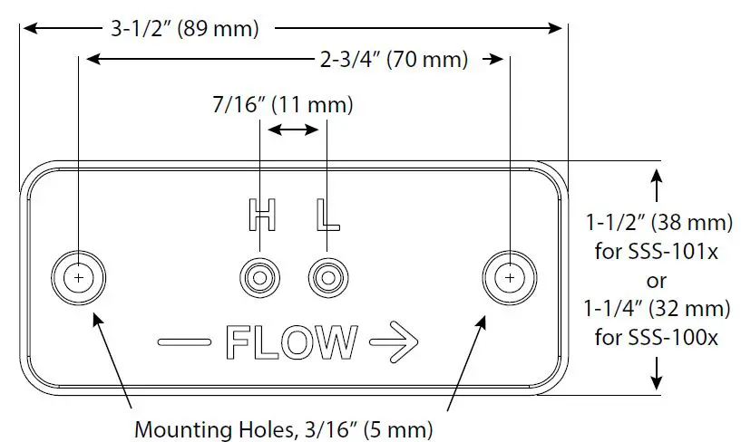 KMC SSS-1000 Series Differential Pressure Flow Sensors fig 2