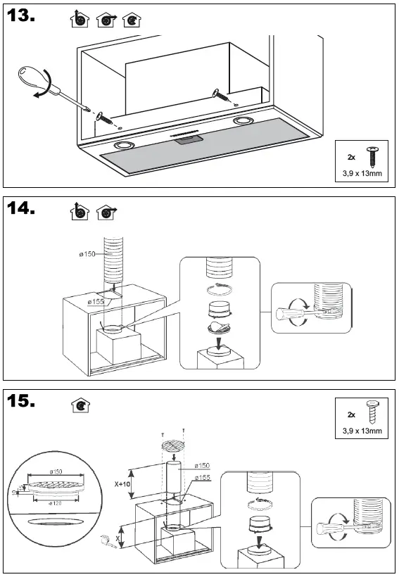 Electrolux LFG516X Built-In Hood-11