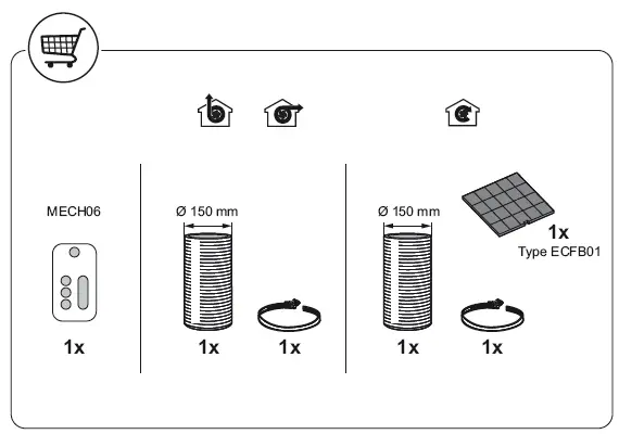 Electrolux LFG516X Built-In Hood-5