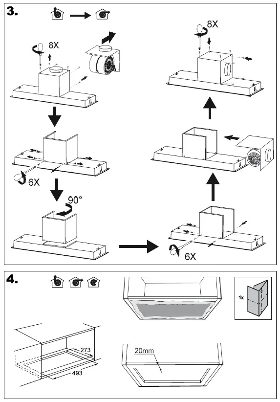 Electrolux LFG516X Built-In Hood-7