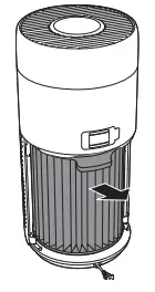 Cleaning the surface of the filter