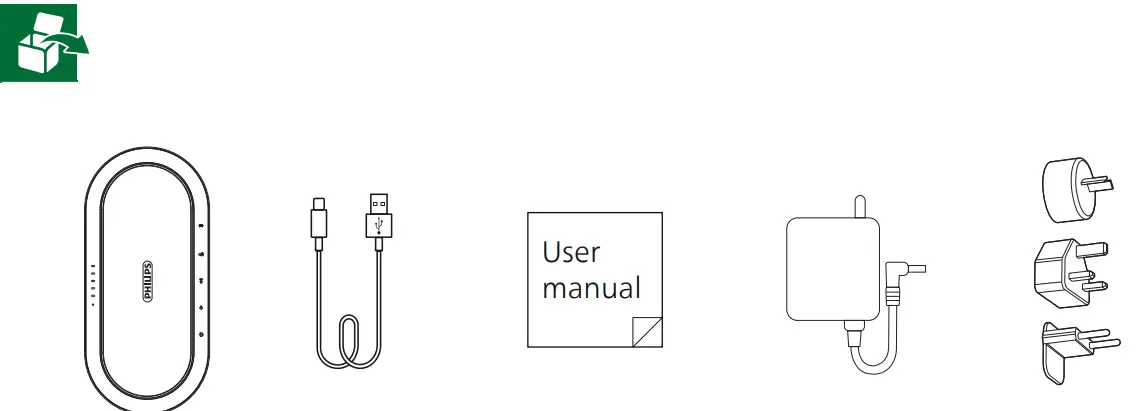 PHILIPS PSE0501 Wireless Conference Microphone - fig