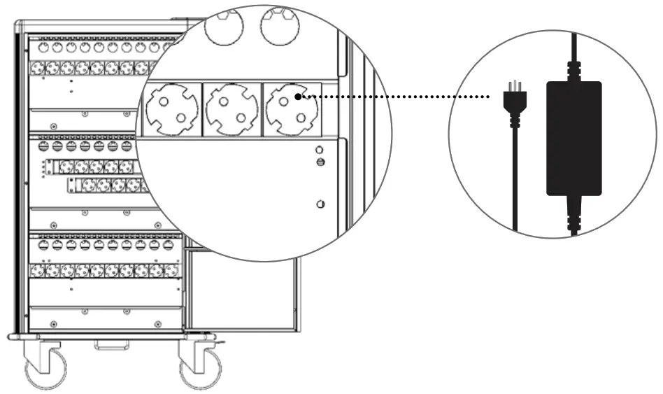VSEVEN Charge Cart - Adapters
