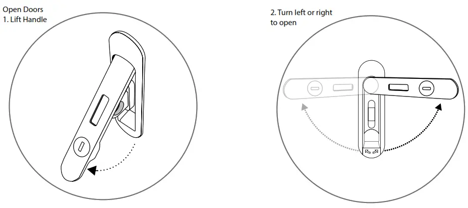 VSEVEN Charge Cart - Open Doors