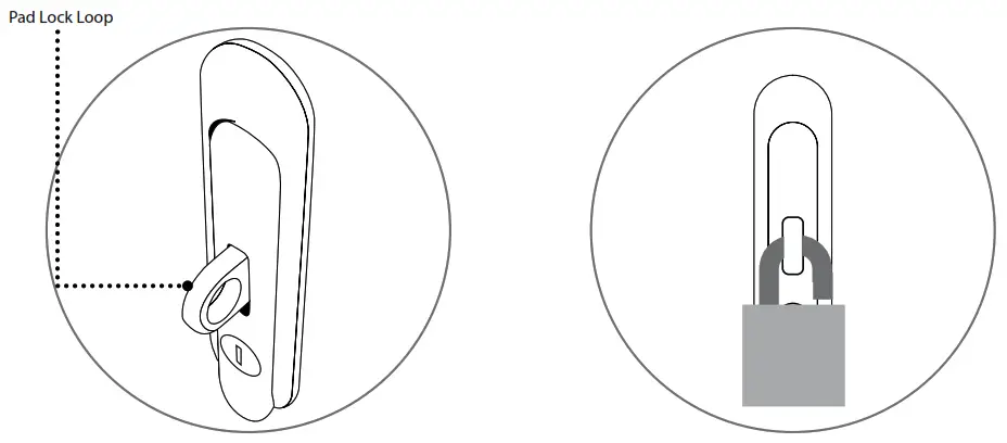 VSEVEN Charge Cart - Pad Lock Loop
