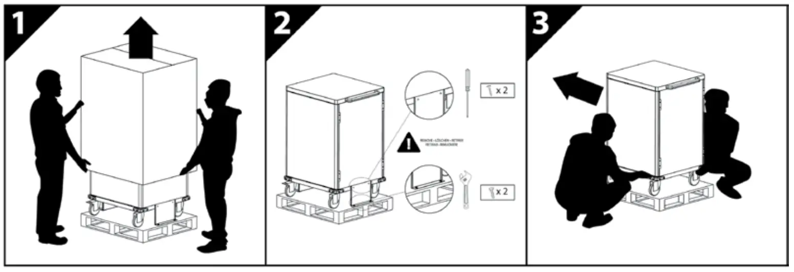 VSEVEN Charge Cart - Remove from pallet