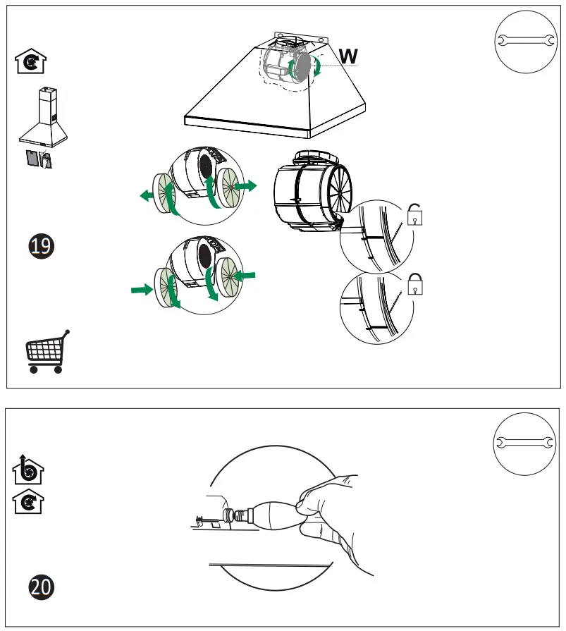 beko CWB 6441 WN Wall Mounted Hood - fig 11