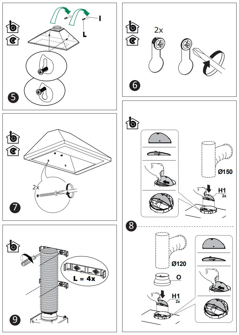 beko CWB 6441 WN Wall Mounted Hood - fig 8