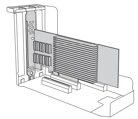Inserting the Adapter into the Slot