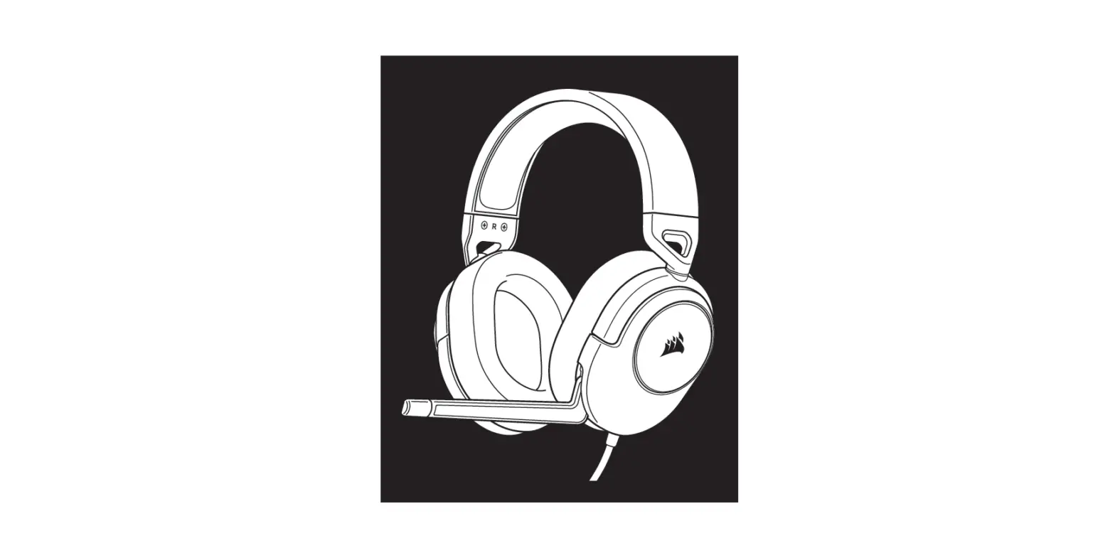 Corsair Hs55 Stereo Gaming Headset With 7.1 Surround Sound User Guide