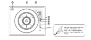 Victrola 8-in-1 Turnable Bluetooth Record Player