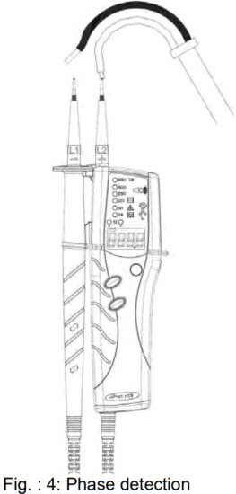 HT6 Two Pole Voltage Meter with LED Indications - INSTRUMENT FUNCTIONS TERMINAL