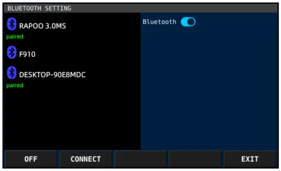 Bluetooth Operation Instructions