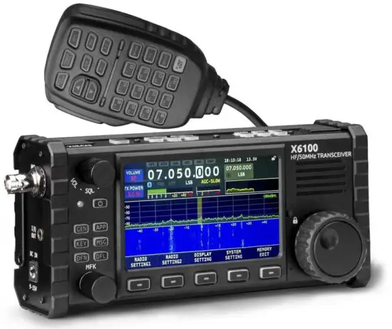 XIEGU X6100 HF/50 MHz Portable SDR Transceiver