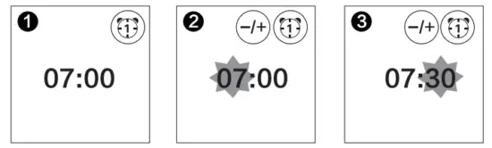 Home Comfort HC WUL1000 Wake Up Light - Alarm Clock Setting