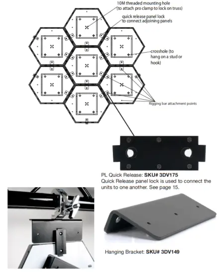 ADJ 3D Vision Plus Sys 2 with 15 Vision Panels - pixel configurations 2