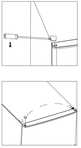CANDY CHDS412FW Double Door Refrigerator 125 Liters Class F - fig 1