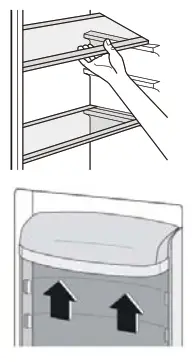 CANDY CHDS412FW Double Door Refrigerator 125 Liters Class F - fig 20