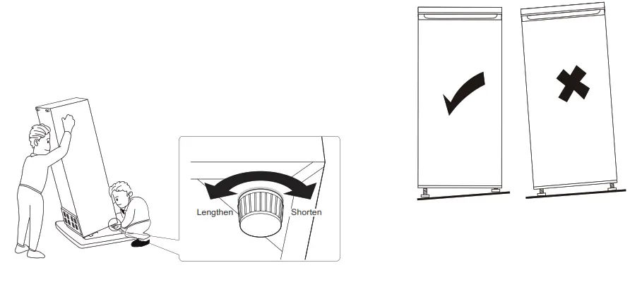 CANDY CHDS412FW Double Door Refrigerator 125 Liters Class F - fig11