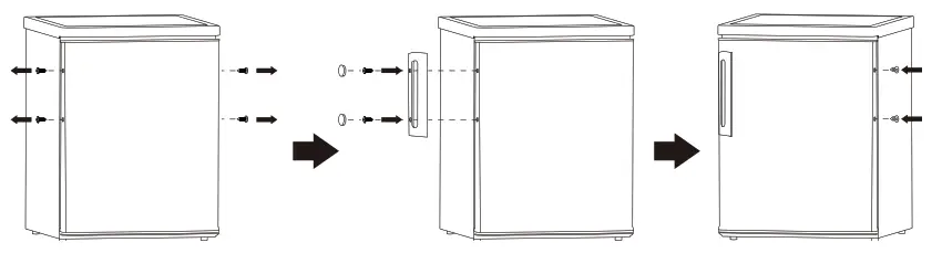 CANDY CHDS412FW Double Door Refrigerator 125 Liters Class F - fig9
