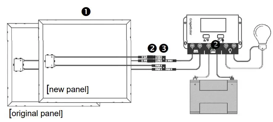 Grape Solar 100 Watt Off-Grid Expansion Kit User Guide - New Solar panel