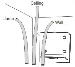 Lutron Roller 100 150 300 Wall Ceiling Jamb Mount feature - Cable Entry 2