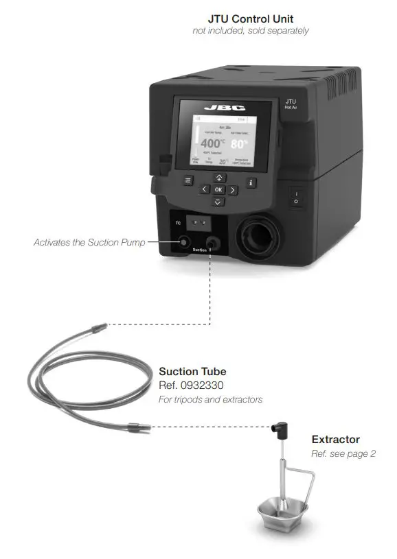 JBC ESHT Extractor Stand for Hot Air 2