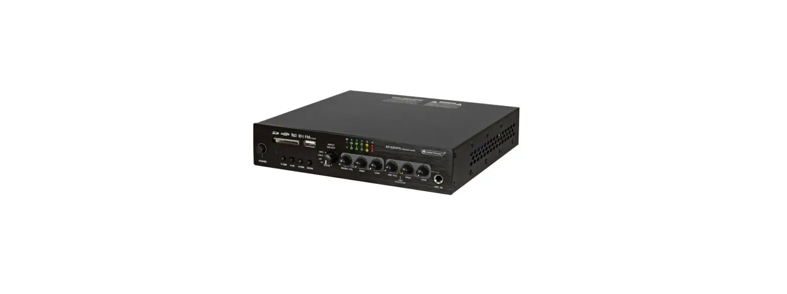 Omnitronic Ep-220ps Preamplifier User Manual Omnitronic Ep-220ps Preamplifier User Manual