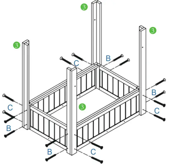Quictent WGB 01 WGB 02 Elevated Wooden Garden Bed - Garden Beds 25